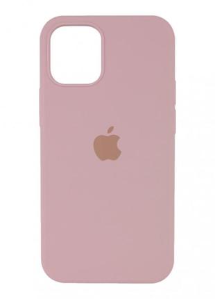 Чехол original silicone case full size — iphone 14 plus 6.7 pink sand (19)