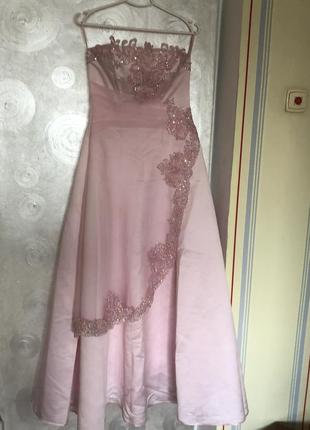 Свадебное, выпускное пышное  платье франция