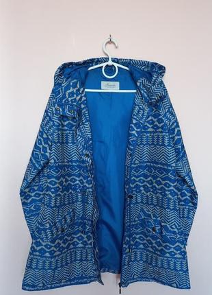 Синя з сірим легенька вітровка, вітровочка, парка, легка куртка, курточка 50-52 р.6 фото