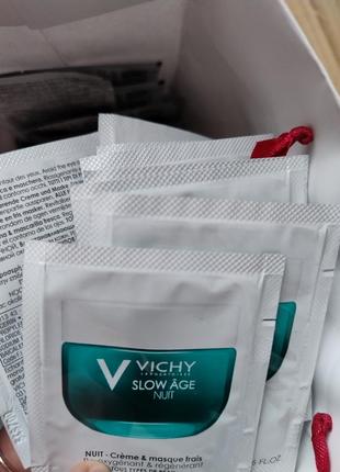 Vichy slow age ночной крем и спа маска