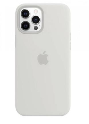 Чехол original silicone case full size — iphone 13 pro 6.1" — white (9)