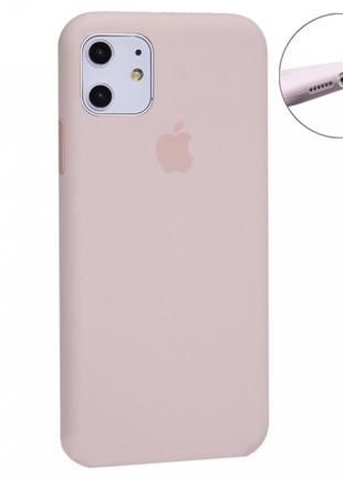 Original silicone case full size — iphone 11 — pink sand (19)