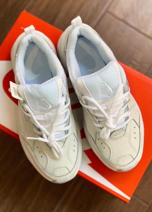 Nike m2k tekno белого цвета женские кроссовки найк (36-40)6 фото