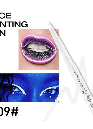 Гелевий олівець для губ і очей флуоресцентна водостійка підводка, що світиться, handaiyan nite writer pen №09