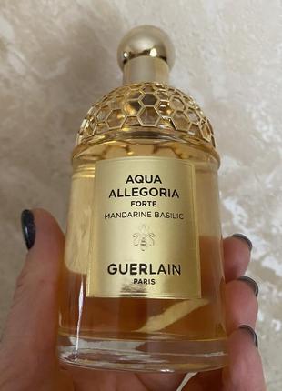 Распив guerlain aqua allegoria forte mandarine basilic, герлен аква аллегория форте мандарин базилик,оригинал1 фото