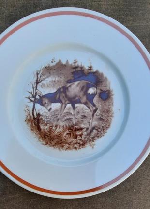 Декоративная фарфоровая тарелка weisswasser.1 фото