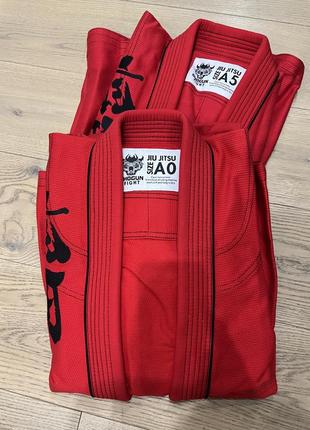 Экипировка самобовка, кимоно для самбо shogun 'kanji' red bjj gi5 фото