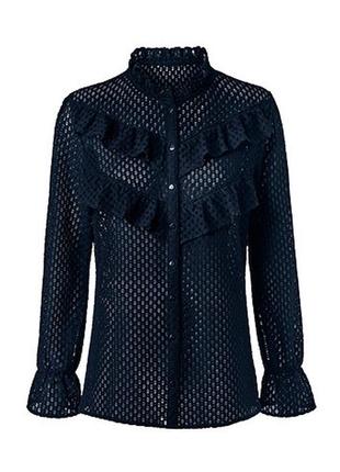 Якісна стильна блуза від tchibo (німеччина), р.: 46-48 (42 евро)2 фото