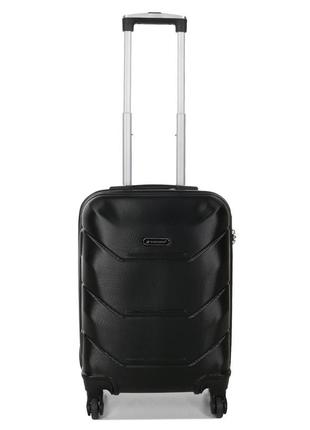 Дорожня пластикова валіза на 4 колесах madisson валіза розмір s ручна поклажа чемодан чотириколісний пластиковий чемодан2 фото