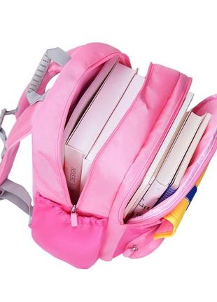 Рюкзак upixel dreamer space school bag - жовто-рожевий9 фото