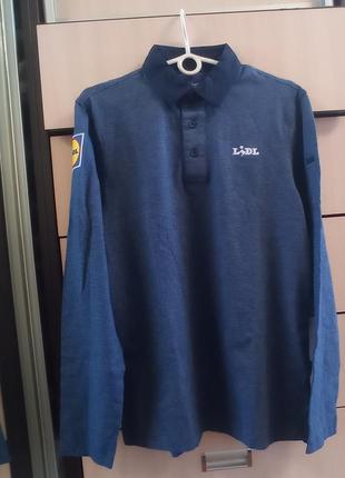 Мужской новый реглан поло. лидл.