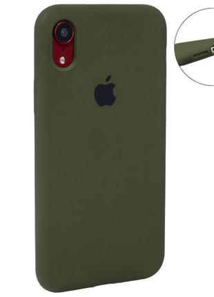 Original silicone case full size — iphone xr — khaki (48)