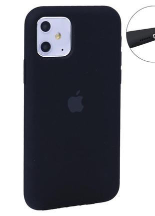 Original silicone case full size — iphone 11 — black (18)