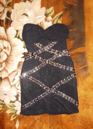 Платье сукня шифоновое атласное нарядное