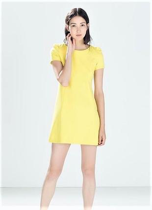 Лимонне плаття zara оригінал 4