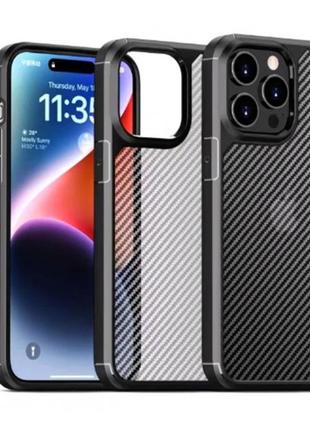 Чехол ipaky carbon fiber case — iphone 14 pro max