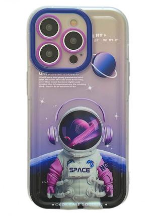 Чехол nasa sticker case  —  iphone 13 pro max — space