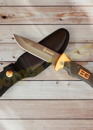 Нож туристический нескладной gerber fixed blade 24.5 см