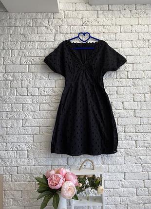 Чорне плаття, тканина рішельє 6