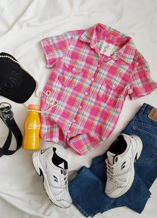 Крута базова сорочка у клітинку від h&m
