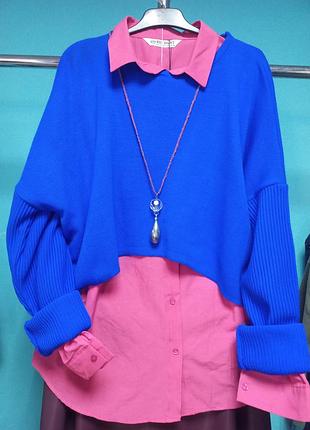 Світер укорочений оверсайз