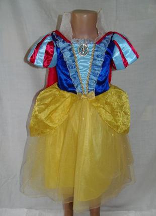 Карнавальное платье белоснеки на 4 года1 фото