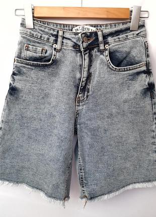 Шорти жіночі джинсові блакитні/подовжені/бермуди
