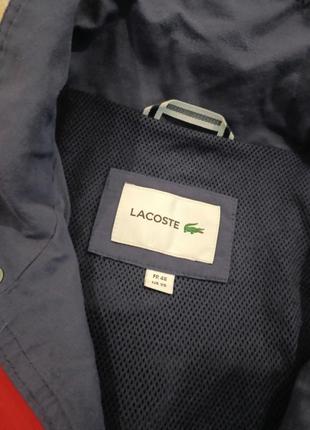 Стильная парка kyртка мембранная демисезонная оригинальная lacoste свежие коллекции s полномira, болеемерит на один размер3 фото