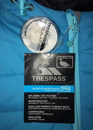 Куртка жіноча пухова trespass4 фото