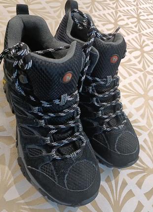 Оригинальные стильные ботинки merrell gore-tex moab fst 3 thermo mid wp wns зима, демисезон модель унисекс