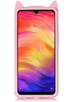 3d чохол для samsung galaxy s10 (g973f) котик з вушками і вусиками2 фото