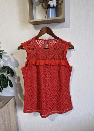 Жіноча майка з мереживом dorothy perkins розмір 38 м