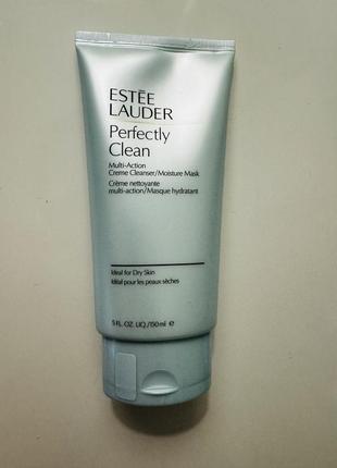 Estee lauder perfectly clean multi-action creme cleanser moisture mask 150 мл1 фото