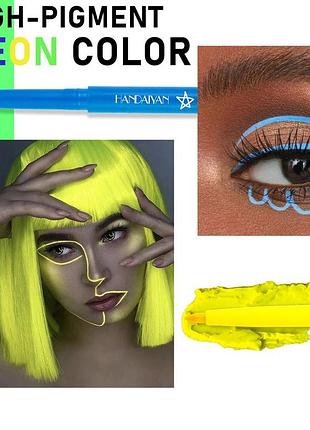 Гелевий олівець для губ і очей флуоресцентна водостійка підводка, що світиться, handaiyan nite writer pen №108 фото