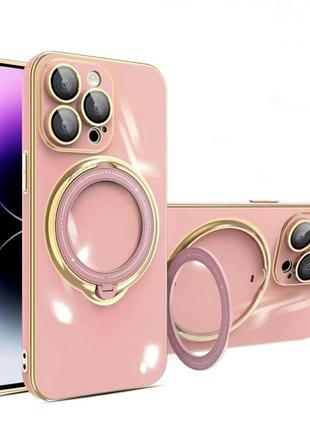 Чохол golden ring tpu case — iphone 15 pro max pink