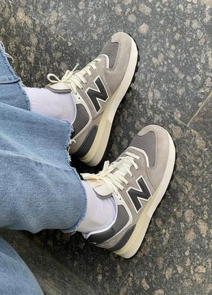 Кроссовки new balance 574 legacy grey/beige9 фото