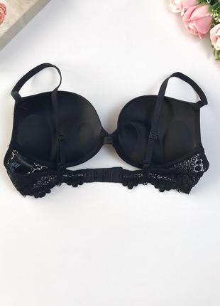 Купить черный бюстгальтер лифчик h&amp;m 80a, 75b super push up2 фото