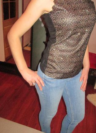 Крутая блуза с золотом на груди get zaud