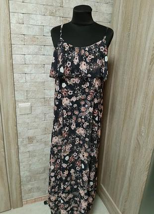 Сукня сарафан з оборками