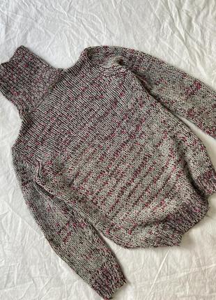 Вʼязаний жіночий светр2 фото