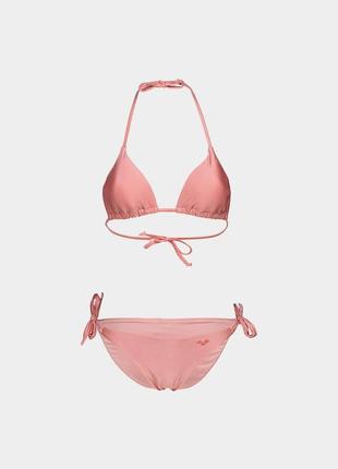 Купальник роздільний для жінок arena shila bikini triangle рожевий жін 38