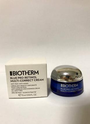 Biotherm blue therapy pro-retinol мультифункциональный крем против признаков старения с ретинолом2 фото