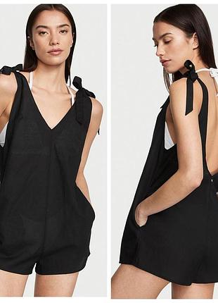 Victoria ́s victorias secret віктория сікрет ромпер-комбінезон linen romper coverup