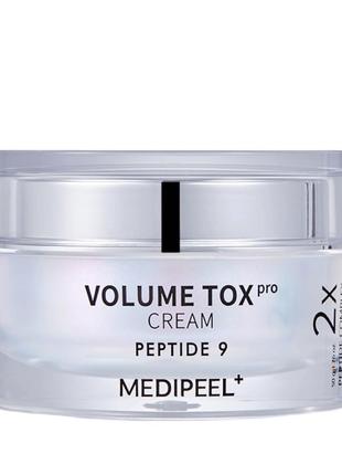 Омолоджуючий крем з пептидами та ектоїном medi peel peptide 9 volume tox cream pro 50 мл