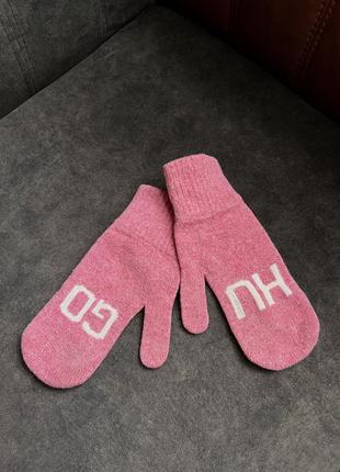 Рукавиці hugo boss оригінальні рожеві