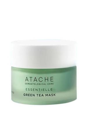 Восстанавливающая успокаивающая маска atache essentielle reafirming mask green tea, 50 мл