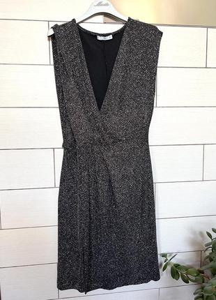 Блискуча вечірня сукня для свят mango