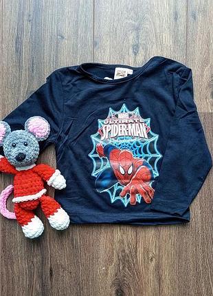 Лонгслів реглан для хлопчика людина павук