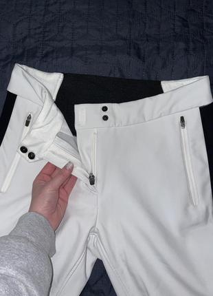 Штани лижні білі кльош6 фото