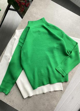 Базовый вязаный свитер джемпер трикотаж2 фото